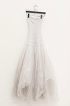 marc le bihan strapless dress 21930 GLACIER